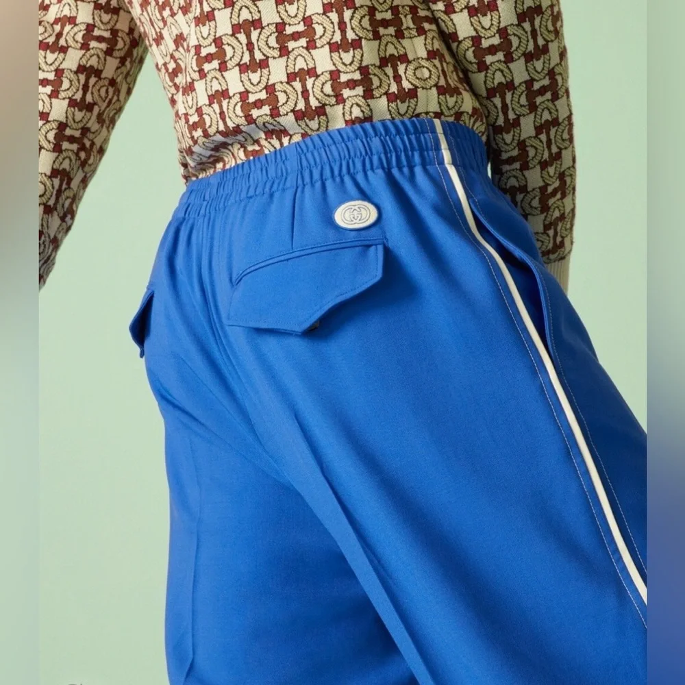 Gucci Interlocking G Wide Leg Pants